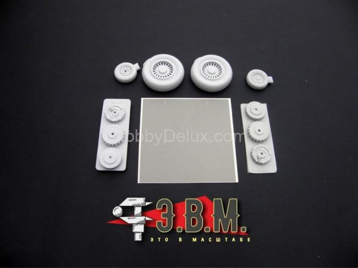 Миг-25 колеса шасси (тип-1) 1/48 RS48011