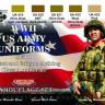 Набор красок Life Color - WWII US ARMY UNIFORMS COLOURS SET #1 CS17
