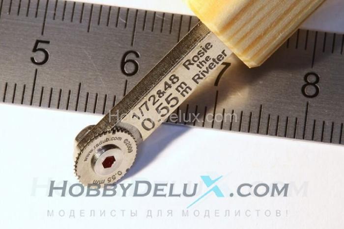 Инструмент для имитации заклепок Riveter 0.55mm DOUBLE PD-055(D)