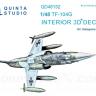 3D Декаль интерьера кабины TF-104G для модели Hasegawa QD48152