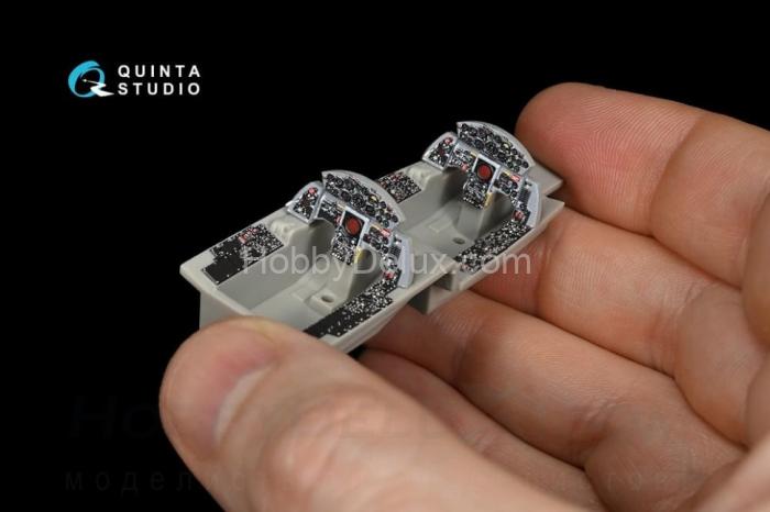 3D Декаль интерьера кабины TF-104G для модели Hasegawa QD48152