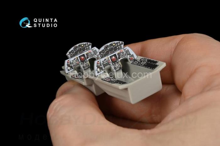 3D Декаль интерьера кабины TF-104G для модели Hasegawa QD48152