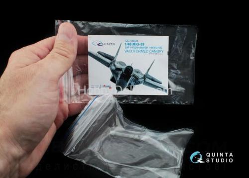 Набор остекления МиГ-29 все одноместные модификации для модели GWH