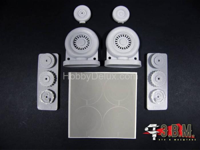 Миг-25 колеса шасси (тип-2) 1/48 RS48012