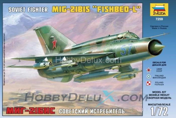 Советский истребитель МиГ-21БИС ZV7259