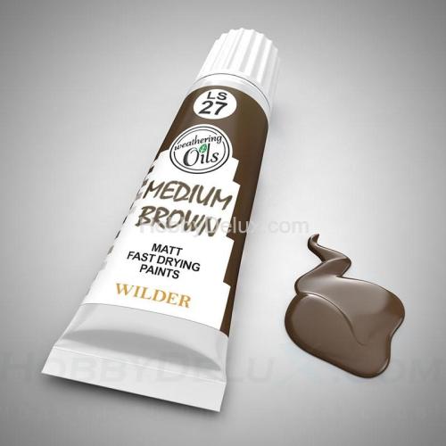 WILDER LS-27 Масляная краска - КОРИЧНЕВЫЙ СРЕДНИЙ