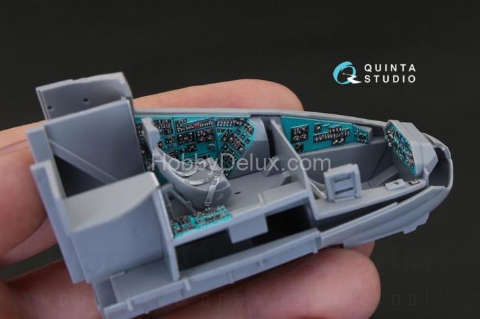 3D Декаль интерьера кабины Ми-24П для модели Звезда QD48155
