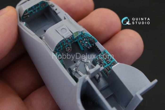 3D Декаль интерьера кабины Ми-24П для модели Звезда QD48155