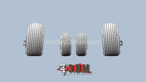 Ми-24 колеса шасси 1/48