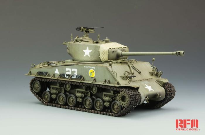RFM (RYEFIELD MODEL) RM5028 1:35 Американский средний танк Sherman M4A3E8 с рабочими траками 