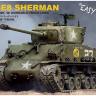 RFM (RYEFIELD MODEL) RM5028 1:35 Американский средний танк Sherman M4A3E8 с рабочими траками 