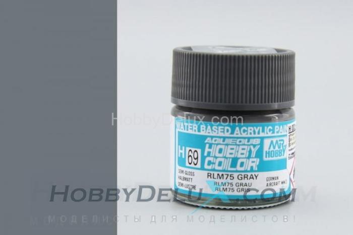 Краска акриловая Hobby Color - H069 RLM75 Grey H69