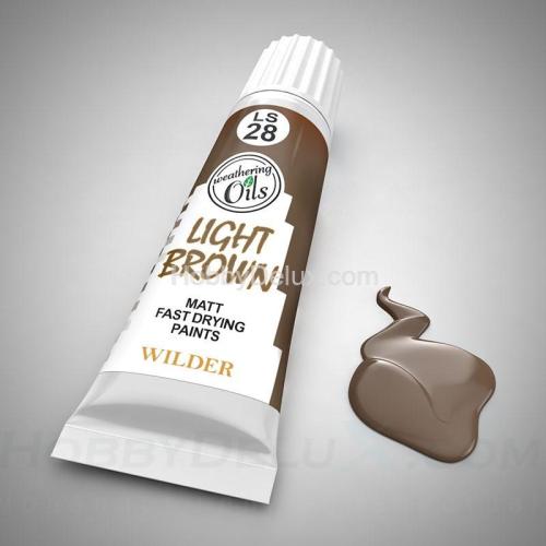 WILDER LS-28 Масляная краска - СВЕТЛЫЙ КОРИЧНЕВЫЙ