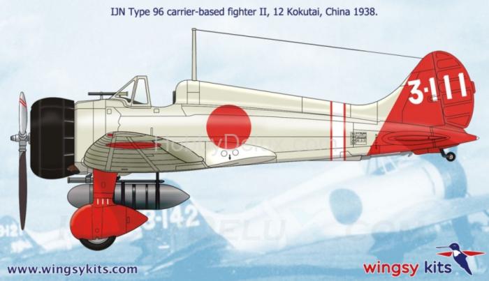 IJN Type 96 carrier-based fighter II A5M2b “Claude” (late version) D5-01
