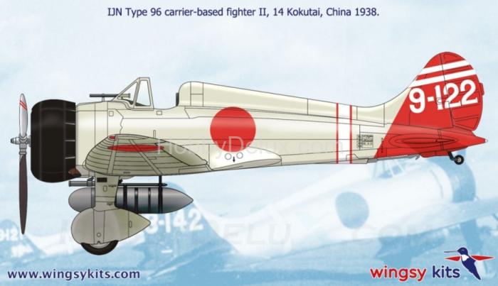 IJN Type 96 carrier-based fighter II A5M2b “Claude” (late version) D5-01