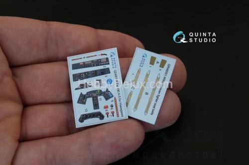 3D Декаль интерьера кабины FW 190A-5 для модели Hasegawa