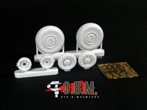Су-33 колеса шасси 1/48