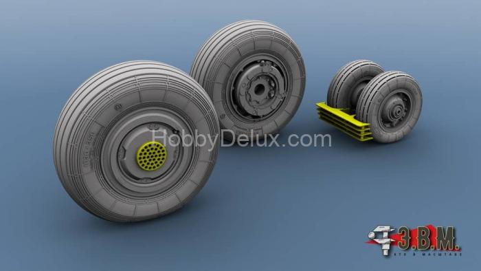 Су-33 колеса шасси 1/48 RS48014