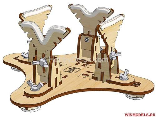 Стапель для моделей самолётов (монопланы)-mini 250x250