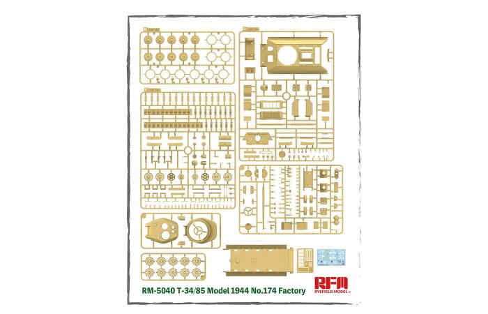 RFM (RYEFIELD MODEL) RM5040 1:35 Советский танк Т-34/85 образца1944 г., завод №174 