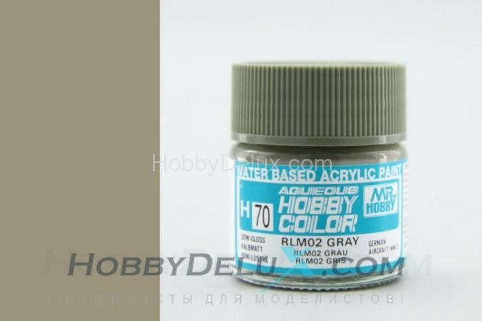 Краска акриловая Hobby Color - H070 RLM02 Grey H70