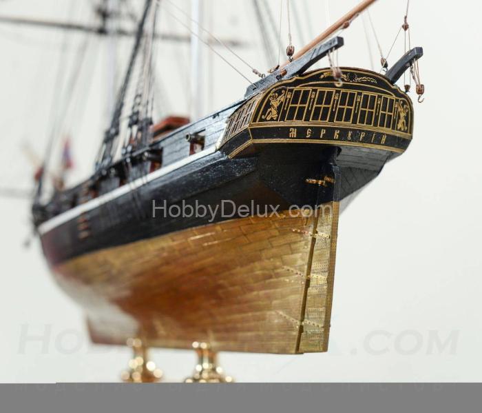 Деревянная модель парусника БРИГ "МЕРКУРИЙ" E7201