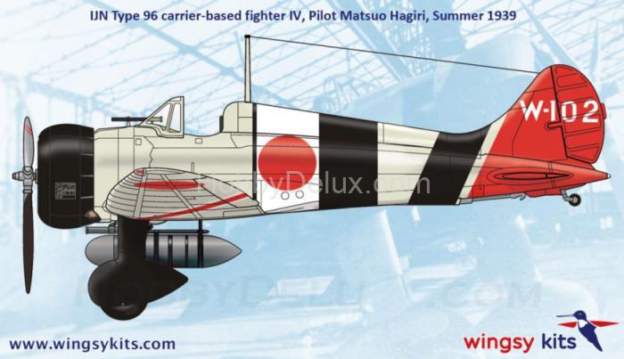 IJN Type 96 carrier-based fighter IV A5M4 “Claude” D5-02