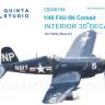 3D Декаль интерьера кабины F4U-5N для модели Hobby Boss QD48154