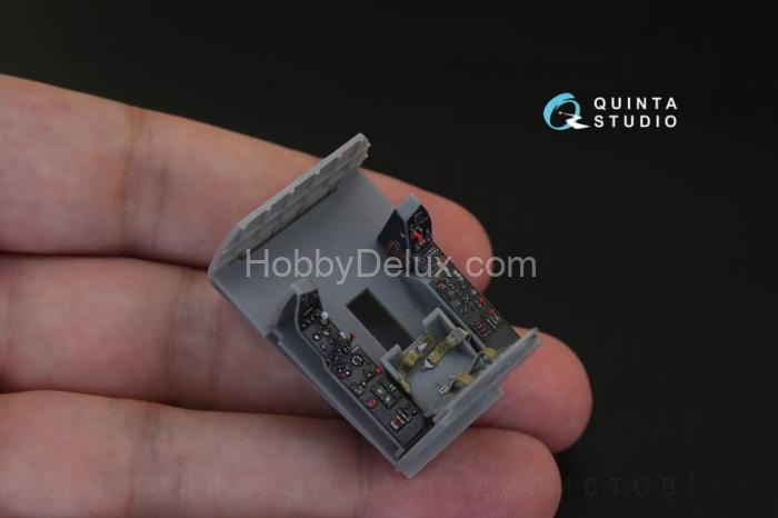 3D Декаль интерьера кабины F4U-5N для модели Hobby Boss QD48154