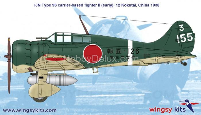 IJN Type 96 carrier-based fighter II A5M2b “Claude” (early version) D5-03