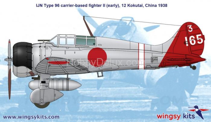 IJN Type 96 carrier-based fighter II A5M2b “Claude” (early version) D5-03