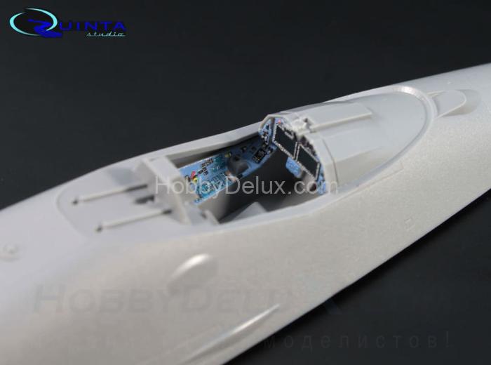 3D Декаль интерьера кабины Су-57 (голубые панели) QD72004b