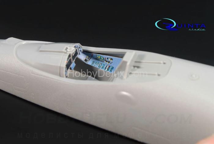 3D Декаль интерьера кабины Су-57 (голубые панели) QD72004b