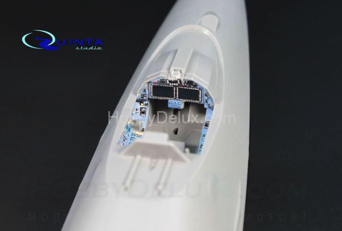3D Декаль интерьера кабины Су-57 (голубые панели) QD72004b