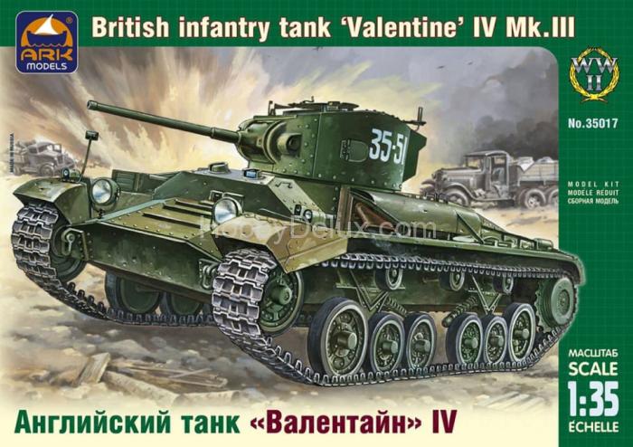 Английский пехотный танк "Валентайн" IV ARK35017