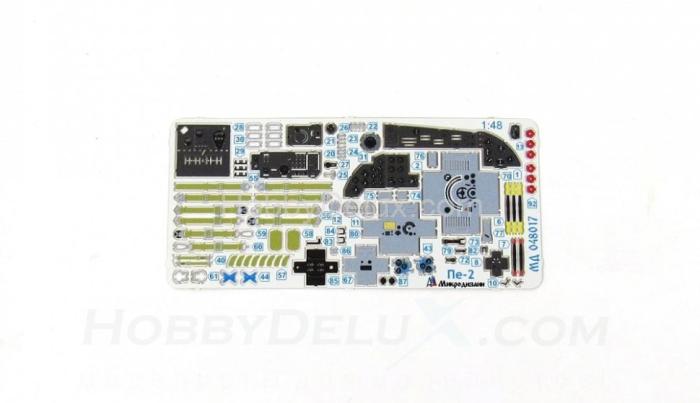 Набор фототравления на кабину Пе-2 от Звезды МД048017