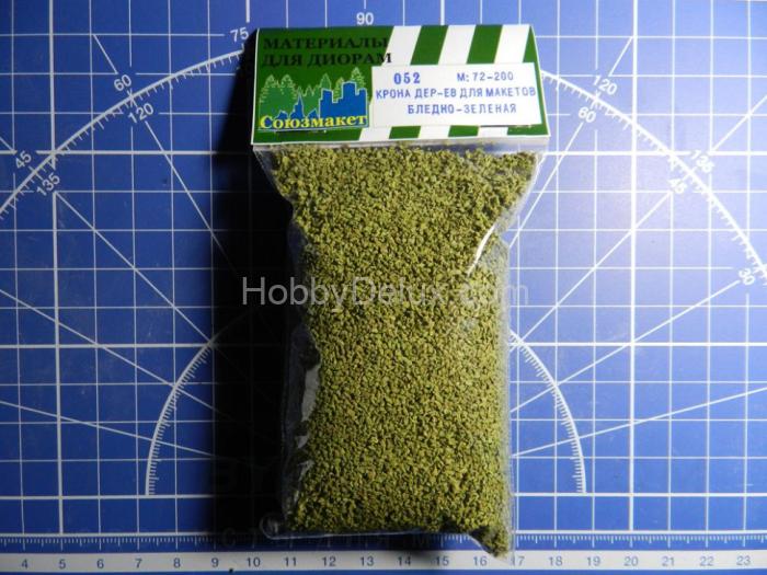 Крона деревьев для макетов (бледно-зелёная) SM052