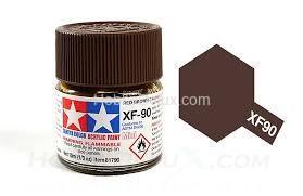 Краска акриловая Tamiya - XF-90 RED BROWN 2 (КРАСНО-КОРИЧНЕВАЯ)