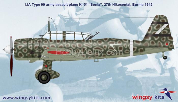 IJA Type 99 army assault plane Ki-51 “Sonia” D5-04