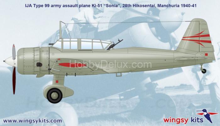 IJA Type 99 army assault plane Ki-51 “Sonia” D5-04