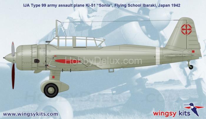 IJA Type 99 army assault plane Ki-51 “Sonia” D5-04