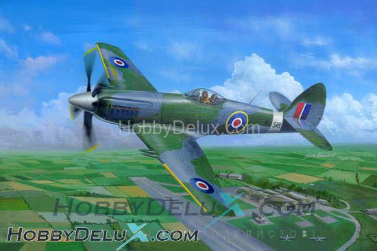 Английский самолет Supermarine Spiteful F.MK.14 TR-02850