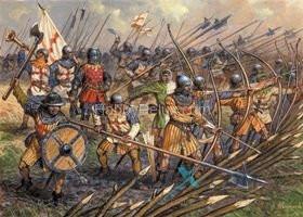 Английская пехота 100-летней войны ZV8060