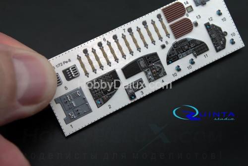 3D Декаль интерьера кабины Пе-8/ТБ-7
