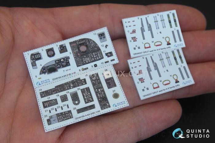 3D Декаль интерьера кабины A-6A Intruder для модели HobbyBoss QD48164