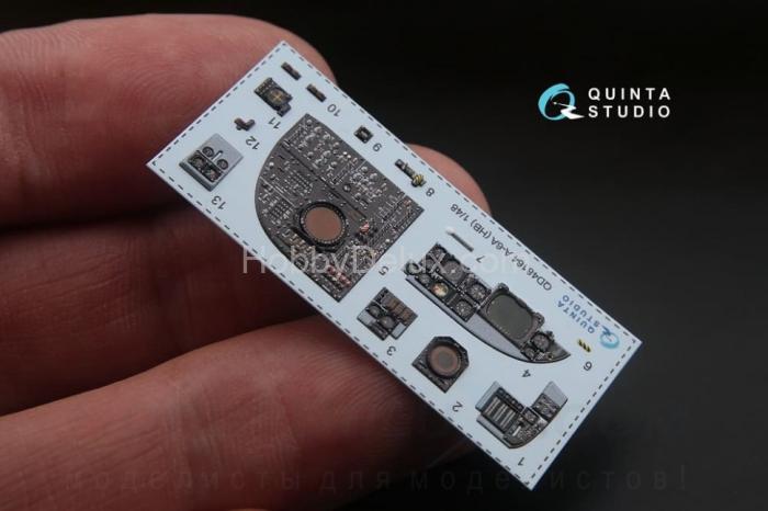 3D Декаль интерьера кабины A-6A Intruder для модели HobbyBoss QD48164