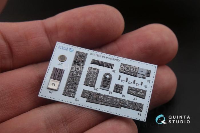 3D Декаль интерьера кабины A-6A Intruder для модели HobbyBoss QD48164