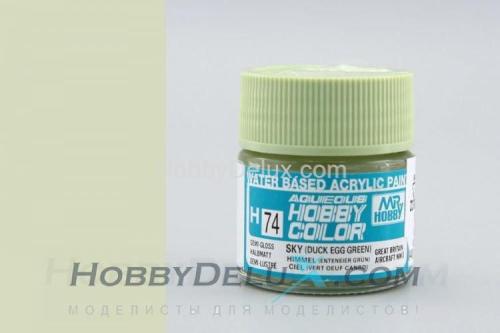 Краска акриловая Hobby Color - H074 Sky (Duck Egg Green)