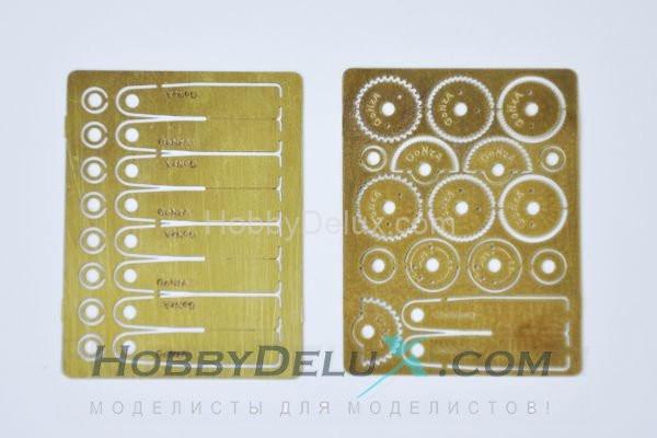 Инструмент для накатки двойной клепки.  Набор с четырьмя дополнительными державками GON1003