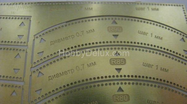 Лекало №4 (Лекало для конвертки криволинейное) МД100208